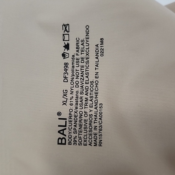 Bali Comfort Revolution Underwire Bra/ Size XL - Picture 9 of 12